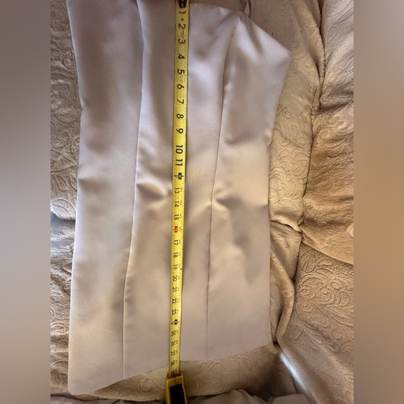 Beige Summer Sheath Dress Spagetti Straps Size 4 Sleeveless Neutral Officewear - Picture 9 of 11